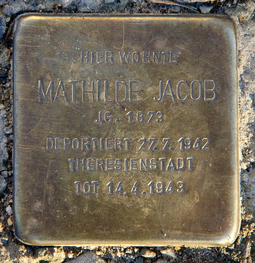 Stolperstein von Mathilde Jacob
